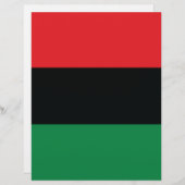 Red, Black and Green Flag (Front/Back)
