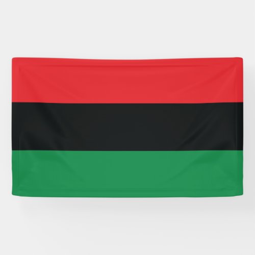 Red Black and Green Flag Banner