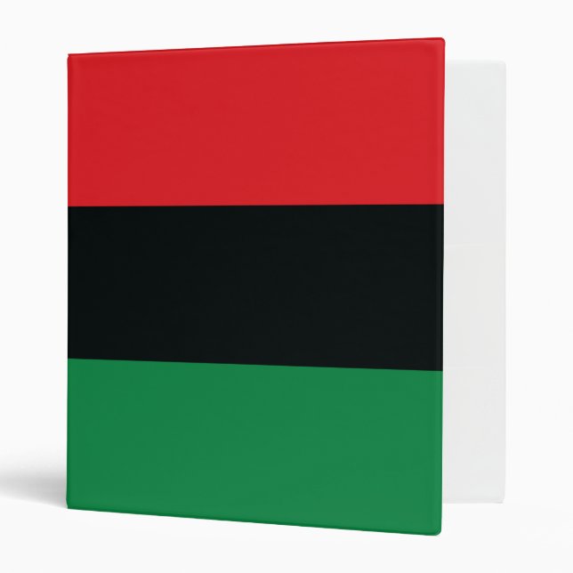 Red, Black and Green Flag Binder (Front/Inside)