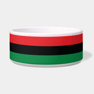 Red, Black and Green Flag Bowl
