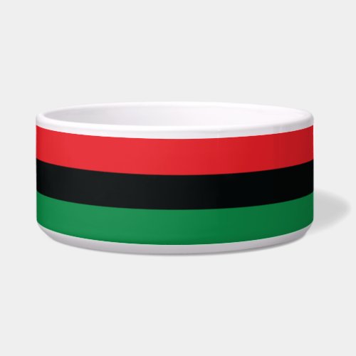 Red Black and Green Flag Bowl