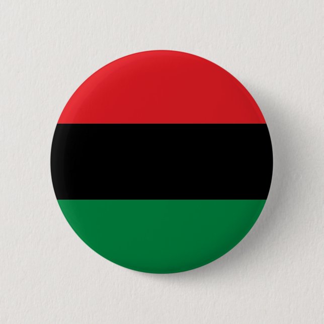 Red Black and Green Flag Button (Front)