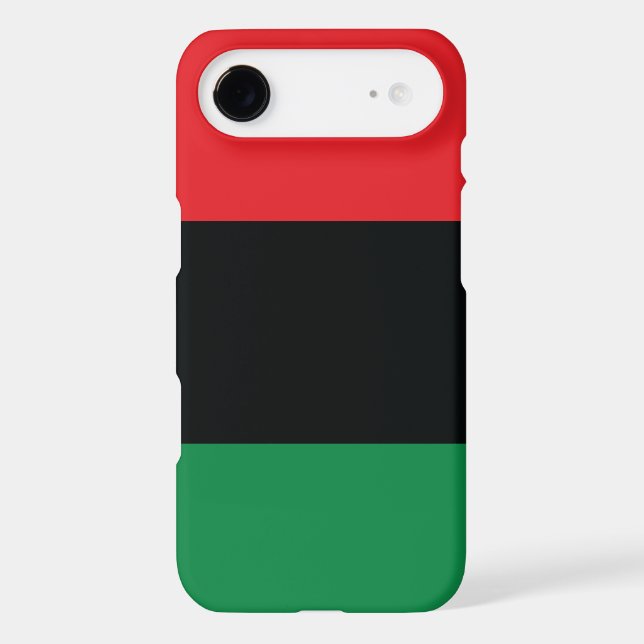 Red, Black and Green Flag Case-Mate iPhone Case (Back)