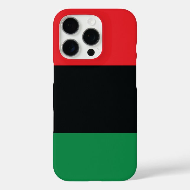 Red, Black and Green Flag Case-Mate iPhone Case (Back)