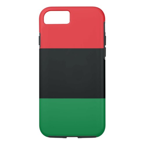 Red Black and Green Flag iPhone 87 Case