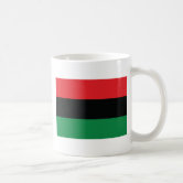 Red Black and Green Pan-African UNIA flag Coffee Mug | Zazzle