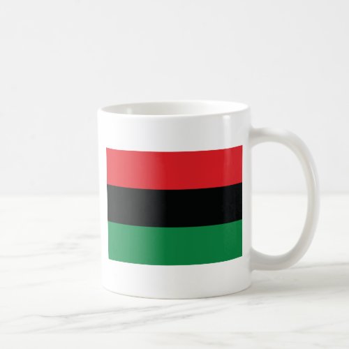 Red Black and Green Flag Coffee Mug