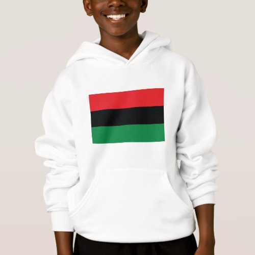 Red Black and Green Flag Hoodie