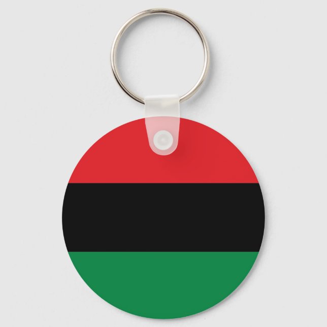 Red Black and Green Flag Keychain (Front)