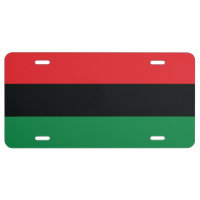 Red, Black and Green Flag