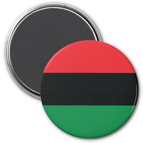 Red Black and Green Flag Magnet