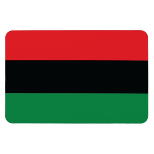 Red Black and Green Flag Magnet