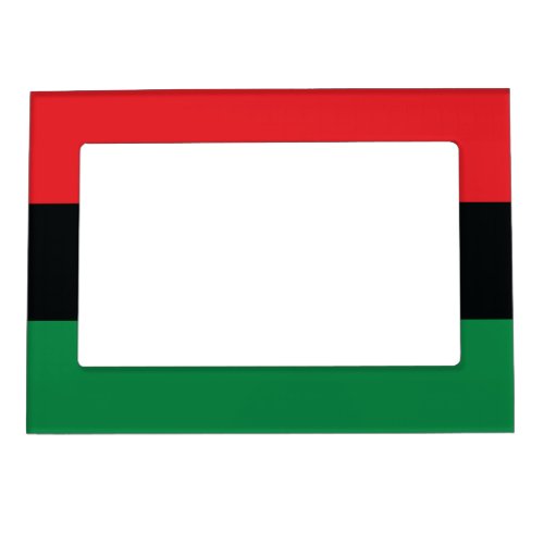 Red Black and Green Flag Magnetic Frame
