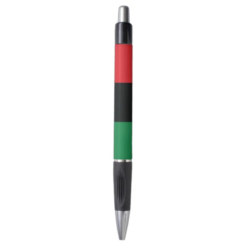 Red Black and Green Flag Pen