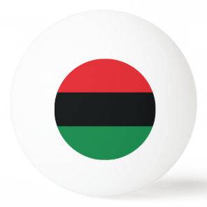 Red, Black and Green Flag Ping-Pong Ball