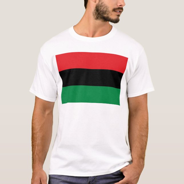 Red Black and Green Flag T-Shirt (Front)