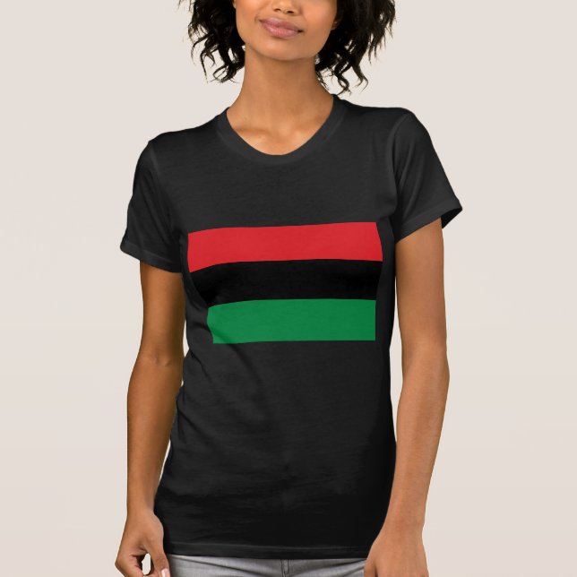 Red Black and Green Flag T-Shirt (Front)