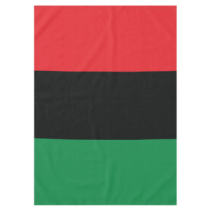Red, Black and Green Flag Tablecloth