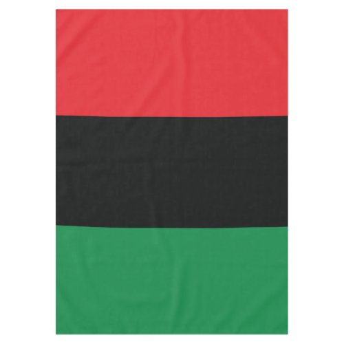 Red Black and Green Flag Tablecloth