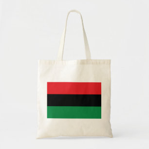 Red, Black and Green Flag Tote Bag