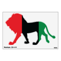 Red, Black and Green Flag