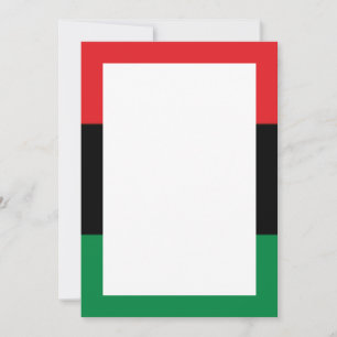 Red Black and Green Invitations & Announcements