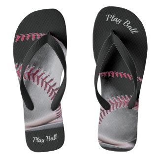 Red Black and White Baseball