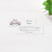 red,black and white Chic discount coupon (Desk)