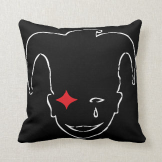 Red, Black, and White MTJ Throw Pillow