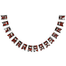 Red, Black and White Snowmen