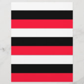 Red, black and white stripes (Front)