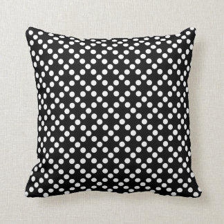 Red, Black and White Throw Pillow