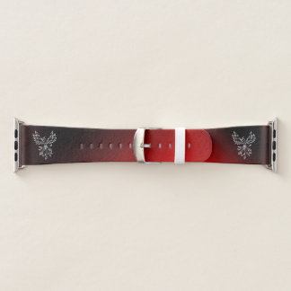 Red Black Ashes and Phoenix Apple Watch Band