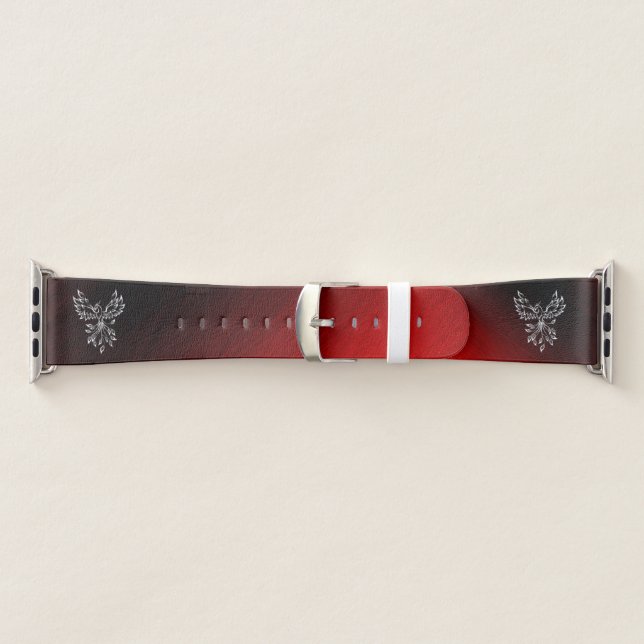 Red Black Ashes and Phoenix Apple Watch Band (Band)