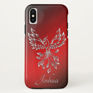 Red Black Ashes and Phoenix Personal iPhone X Case