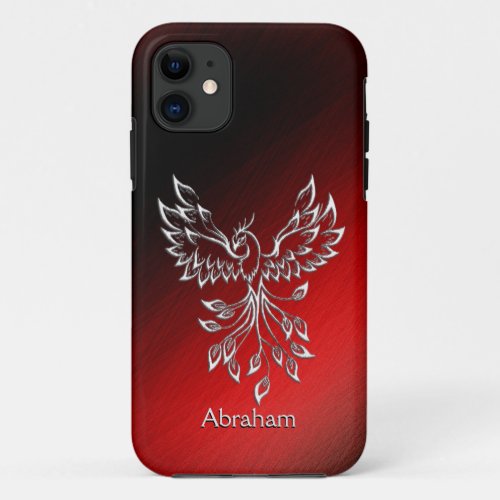 Red Black Ashes and Phoenix Personal iPhone 11 Case