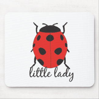 Red & Black Baby Ladybug Cute Red Ladybug Insect Mouse Pad