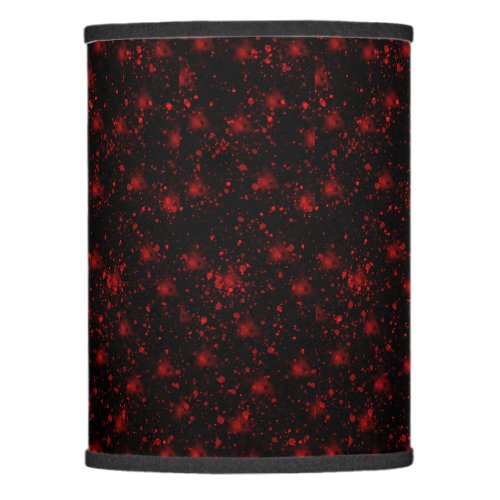 Red Black Blood Splotches Gory Halloween Lamp Shade