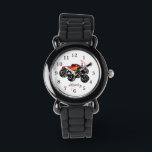 Red Black Boys' Name Personalized Monster Truck Watch<br><div class="desc">Red Black Boys' Name Personalized Monster Truck Watch
Personalize it with your name or theirs.</div>