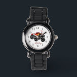 Red Black Boys' Name Personalized Monster Truck Watch<br><div class="desc">Red Black Boys' Name Personalized Monster Truck Watch
Personalize it with your name or theirs.</div>