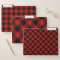 Red Black Buffalo Check Pattern