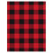 Red Black Buffalo Plaid Rustic Scrapbook Paper