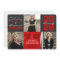 Red & Black Chalkboard 3 Photo Graduation