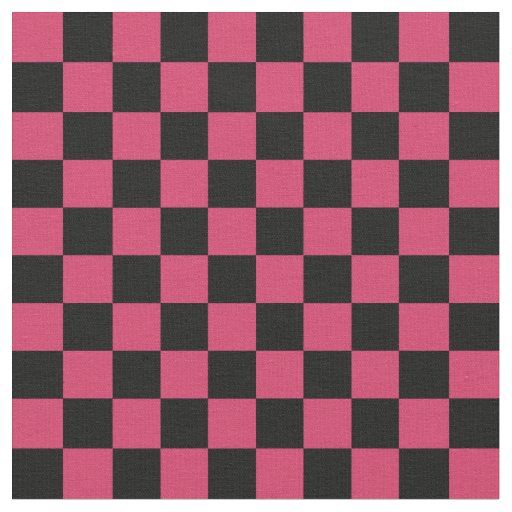Red & Black Checkerboard Fabric
