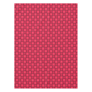 Red Black Checkerboard Tablecloth