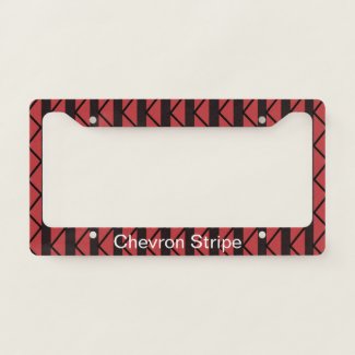 Red Black Chevron Stripe Pattern