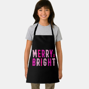 Red Black Christmas Holiday Party  Apron