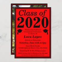 Class of 2024 Graduation Design (Red and Black) Sticker for Sale by  SavsSparkleShop