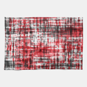 RED BLACK DESIGN KITCHEN TOWEL