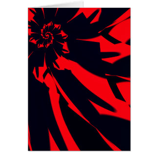 Red/Black Flower Cards